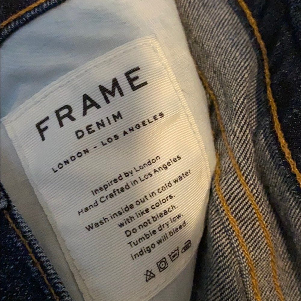 SALE Frame Le Skinny De Jeanne Crop 29 Stretch EUC - Picture 5 of 6